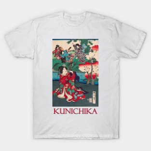 The Tale of Genji (1868) by Toyohara Kunichika T-Shirt